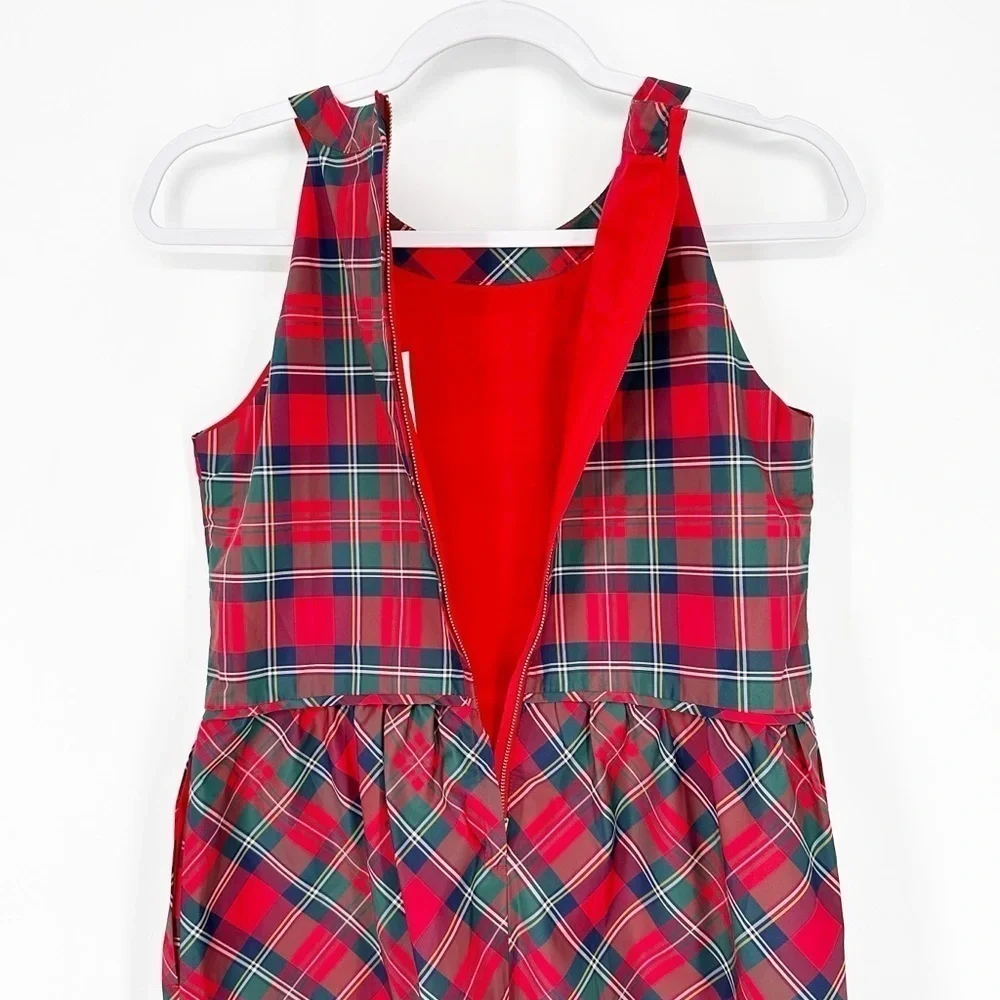 NWT Vineyard Vines Merry Plaid Party Dress Size 16